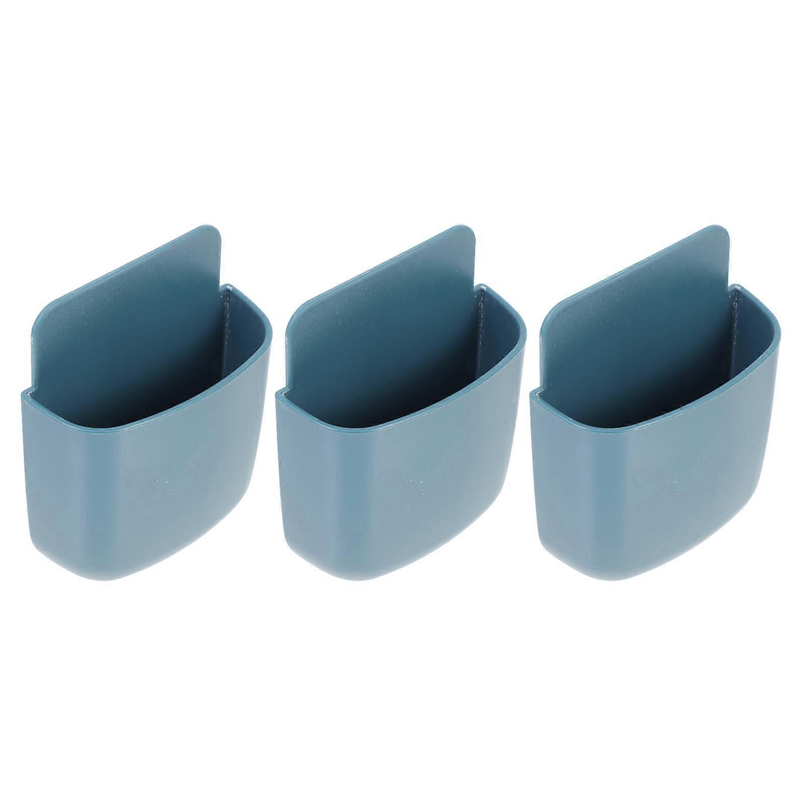 Remote Controller Boxes Wall-Mounted Phone Storage Holder for Storage 3Pcs Collection