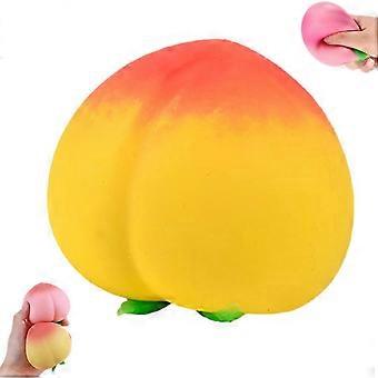 Peach Squishy,Squishy Peach,Soft Squeezy Fruit Squishys,Squishyes Fidget for Adults,Cute Fruit Squishys Stress Relief Gift_yzad