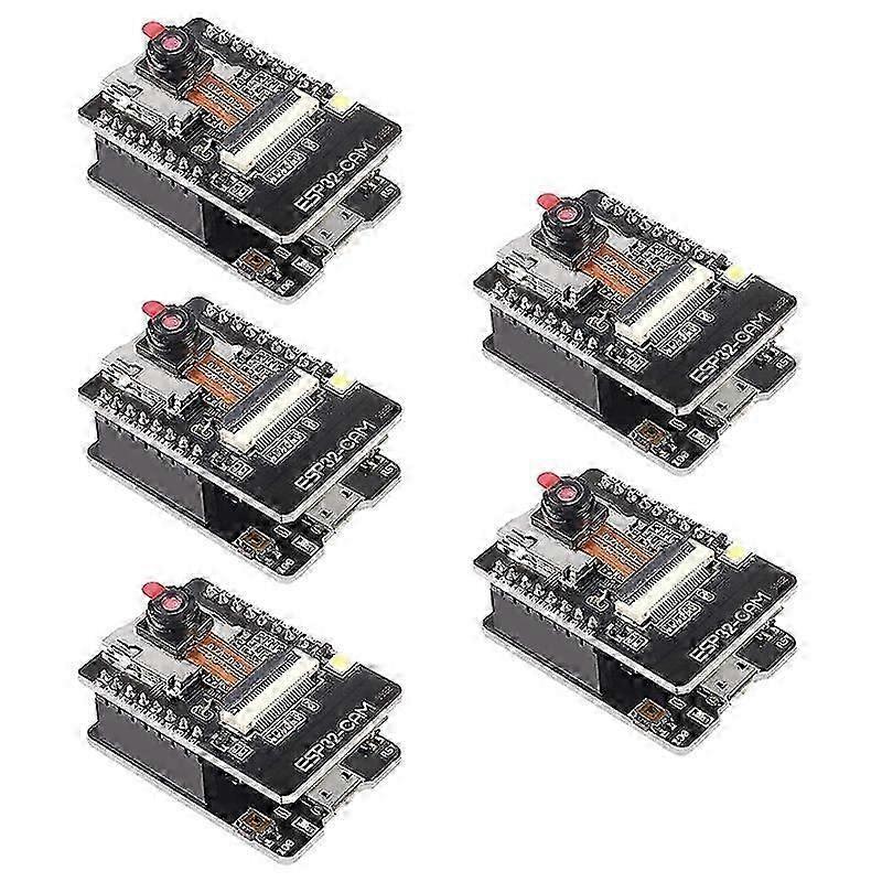 5Pcs ESP32-CAM-MB WiFi Bluetooth Development Board OV2640 Camera Module Micro-USB Interface