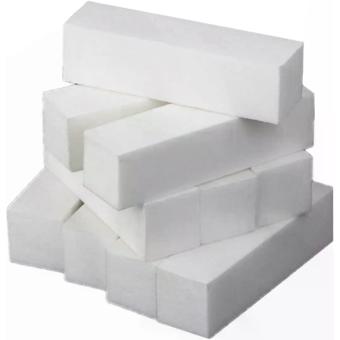 Buffer Blocks White Acrylic Nails Sponge 20pcs