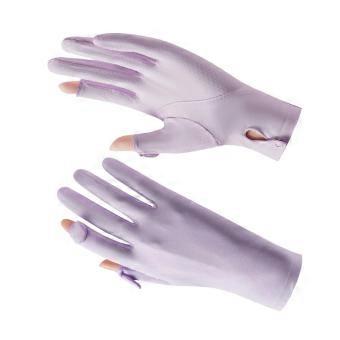 Cycling Driving Gloves With Ice Silk Technology Sun Guard Fabric Stretchy Women Handwear Design