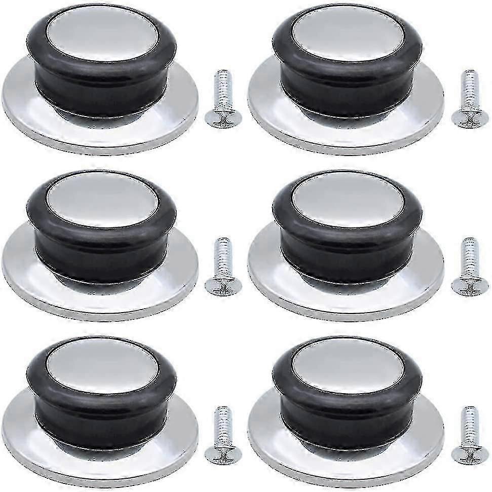 Universal 6pcs Pot Lid Knobs Replacement Compatible with Cookware Pan Lid Handles