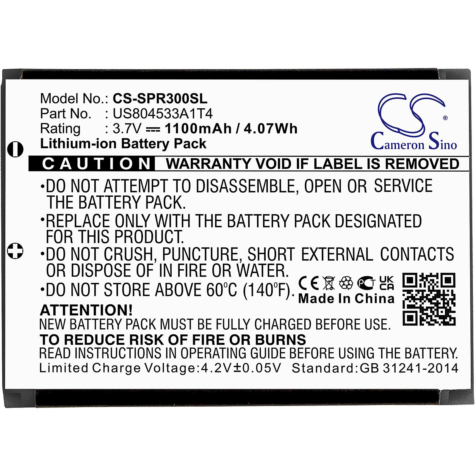 Batteria Ricaricabile Li-ion 3.7V 1100mAh – Compatibile Con MiniDVR 3, Angel Eye 550H, Eagle Eye Extreme HD E Altri Modelli