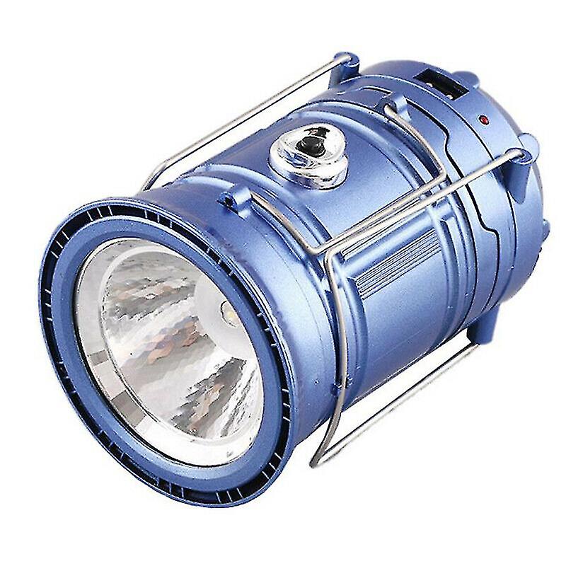 Led Camping Lamp Solar, Waterproof Led Camping Lantern, Emergency Lamp With Handle, Need To Install A Battery For Hikin -Q390