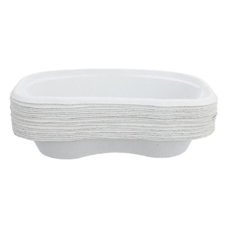 25.5X14.5cm Portable Toilets & Urination Devices 20pcs Disposable Nursing Plate Useful St