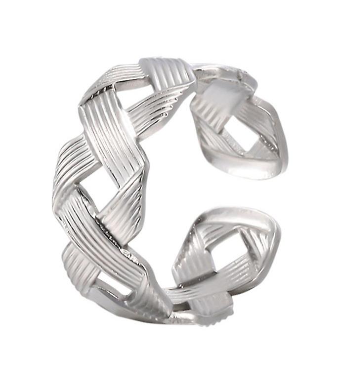 (stål Farve-7)titanium Stål Ring Kvinder