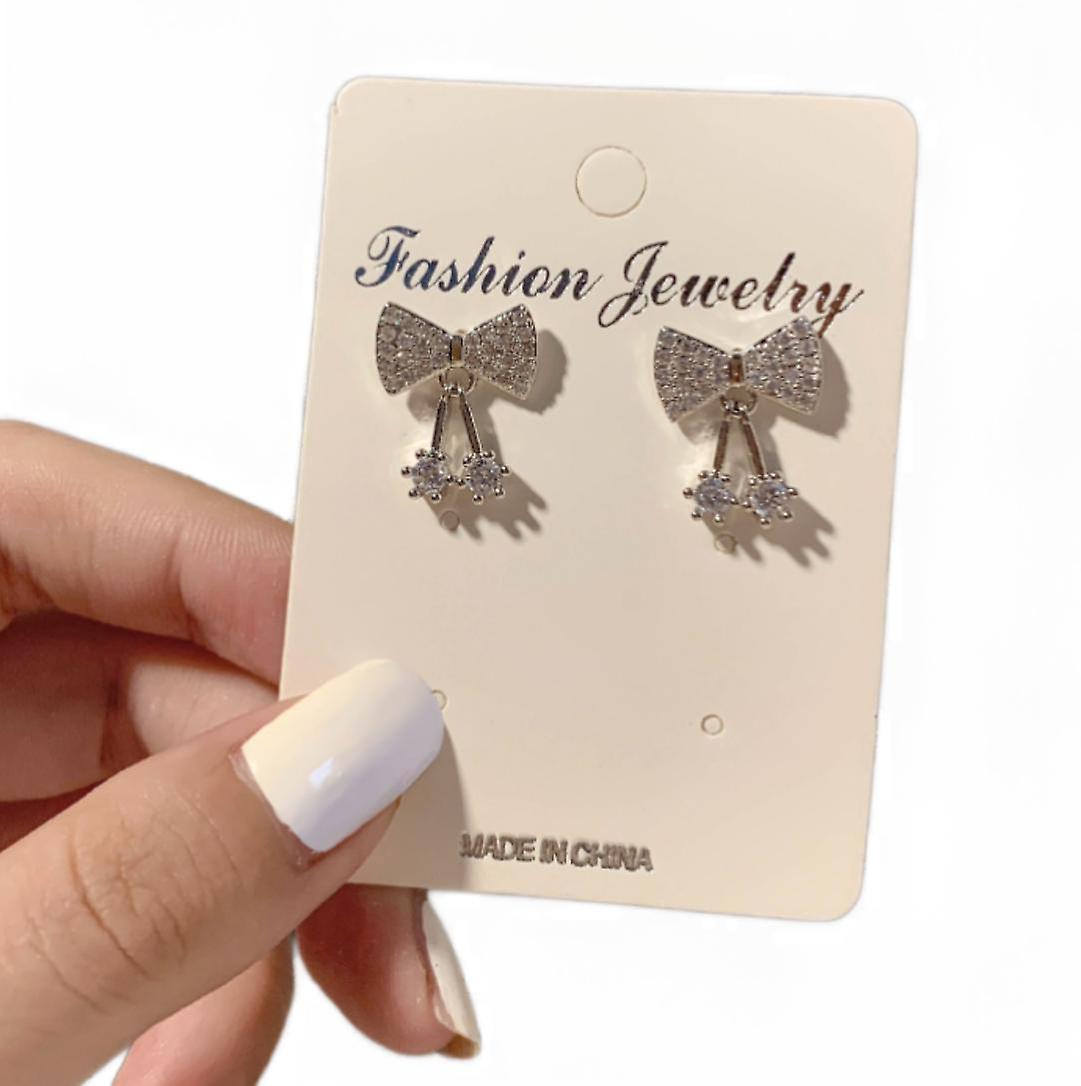 (pendientes colgantes de lazo