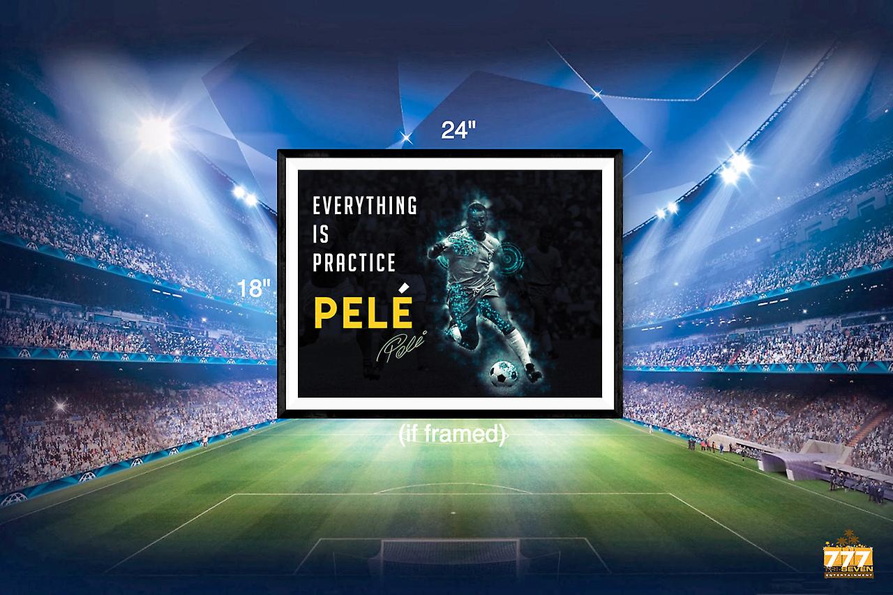 Pele Poster Everything Is Practice Quote Soccer Footballer Art Print 24x18 Fruugo No Pele Poster Everything Is Practice Quote Soccer Footballer Art Print 24x18 Fruugo No