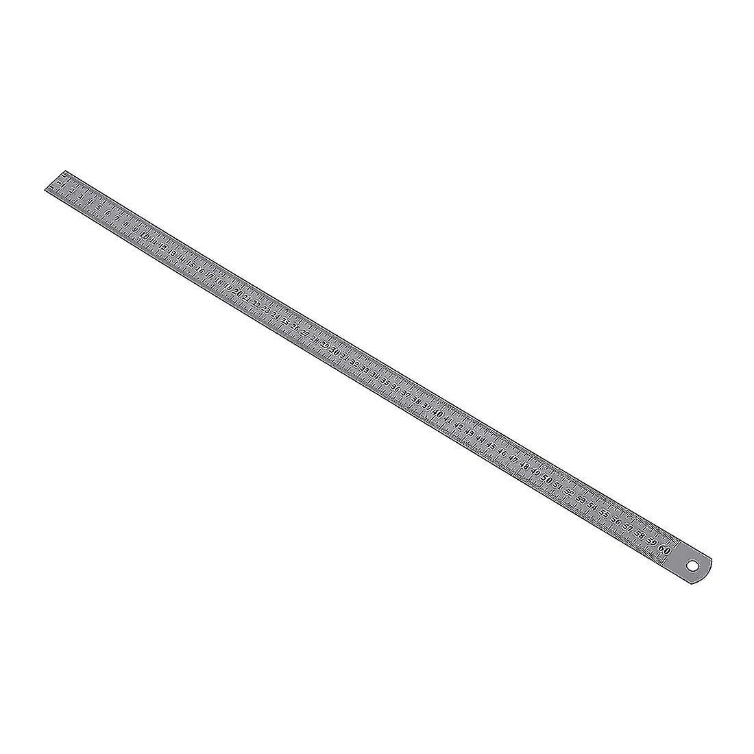 Aço inoxidável 60cm 23,6 polegadas medindo régua reta longa (haoyi