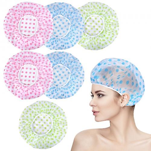 Shower Caps 6pcs