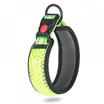 Pet Safety Collar Padded Mesh Soft 3M Reflective Adjustable Breathable for Large Dogs