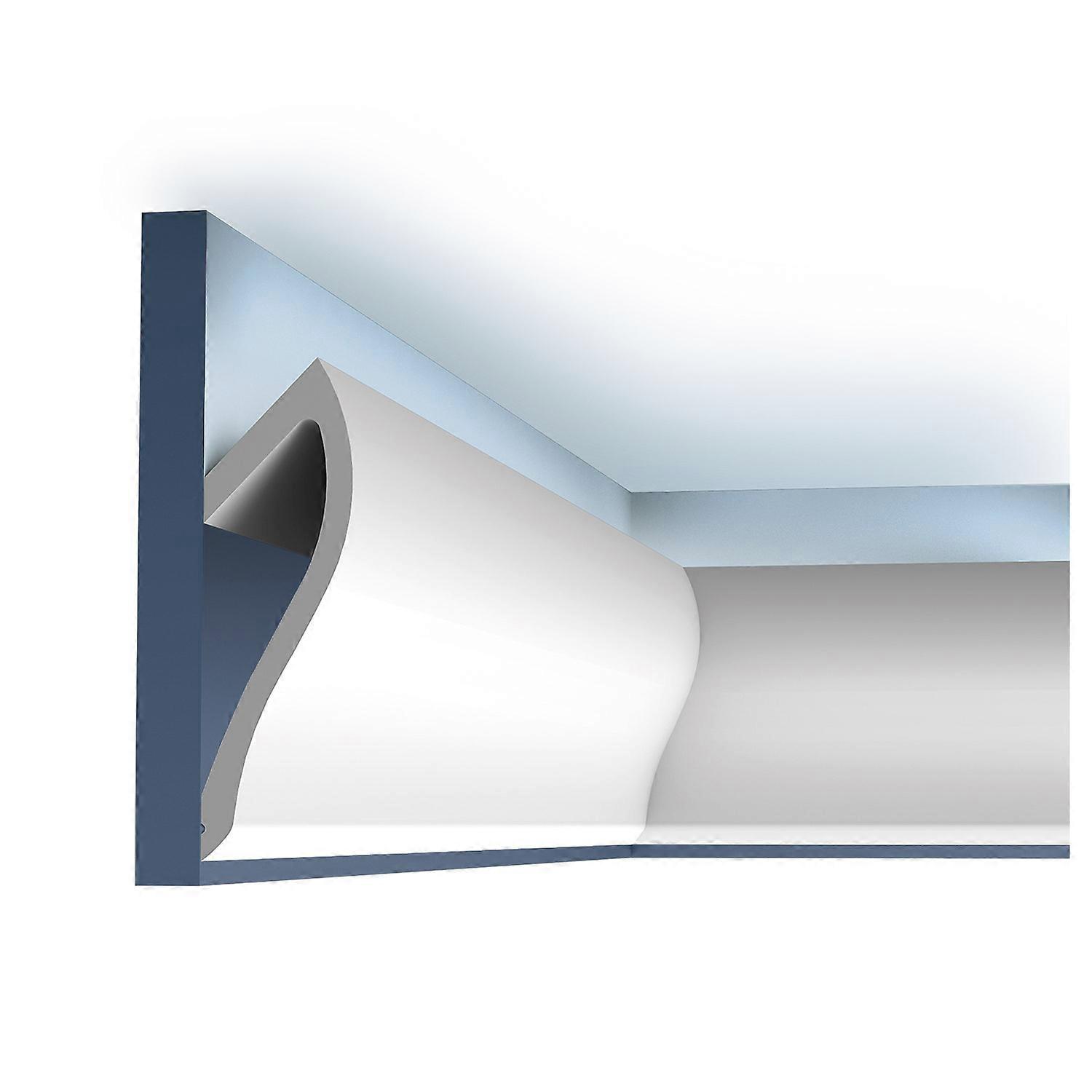 Orac Decor 1 x Cornice moulding C371 ULF MORITZ white Purotouch® pre-primed lightweight, sturdy, dimensionally stable appro