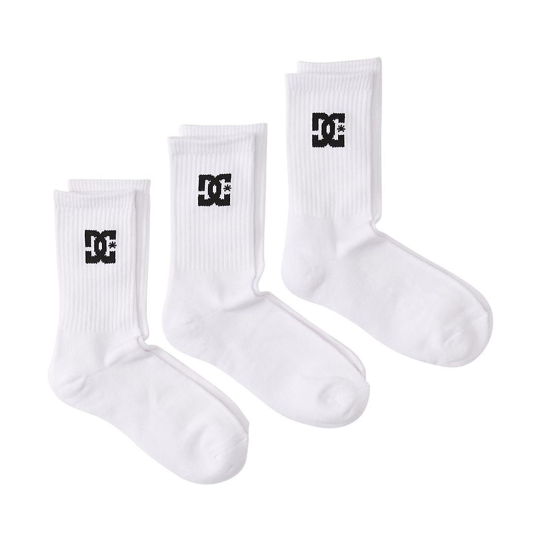 DC Crew Socks 3 Pack - Blanche-Neige