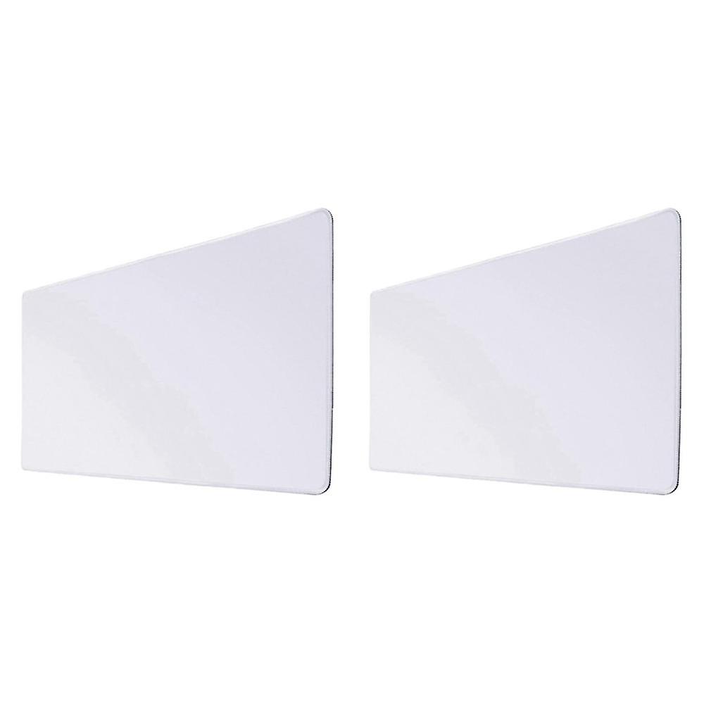 Extended Rubber Gaming Mouse Pad, For Work, Study-white Seam