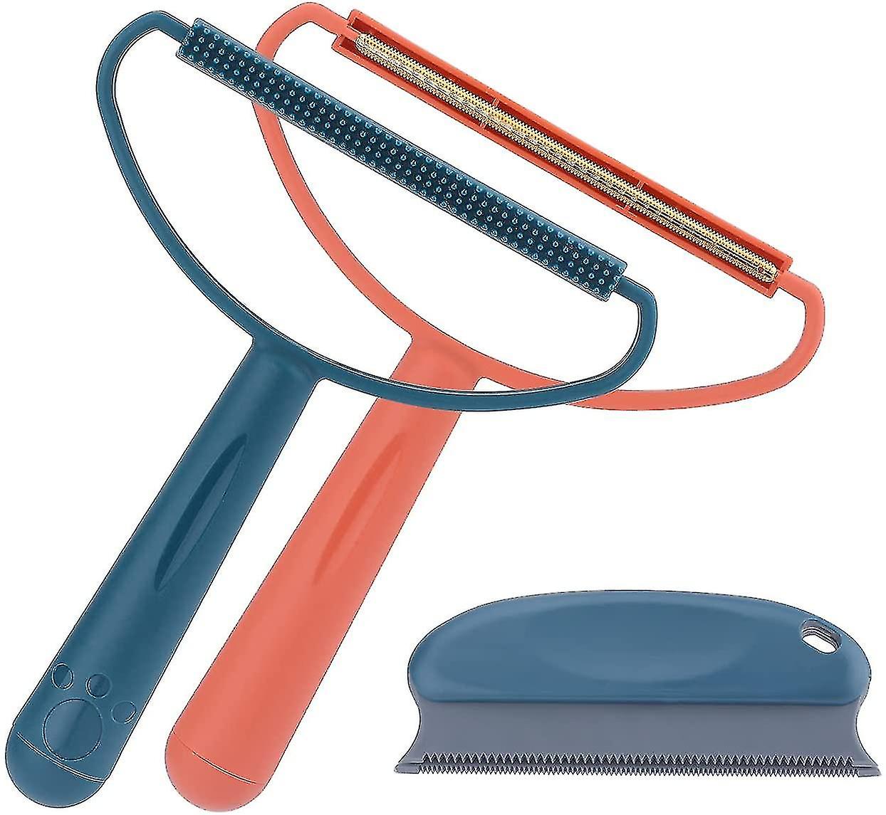 2 Pcs Portable Lint Remover, Lint Roller, Manual Double Sided Clothes Fuzz
