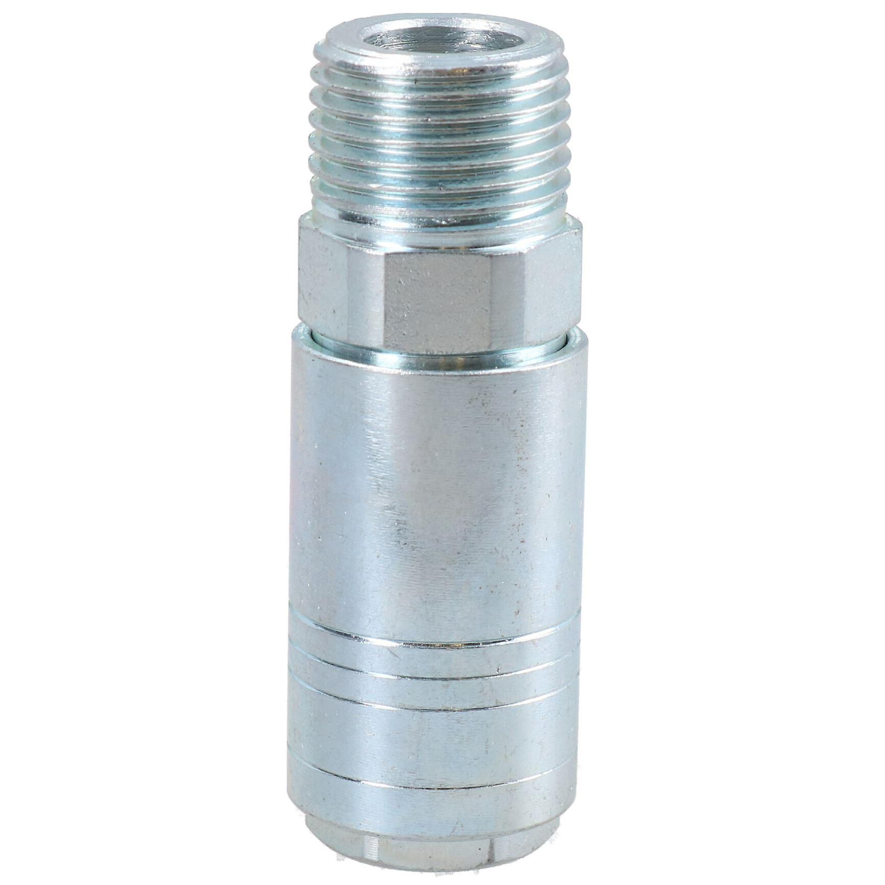 Female Coupler 1/2" BSP Male Thread One Touch Air Line Hose Coupling