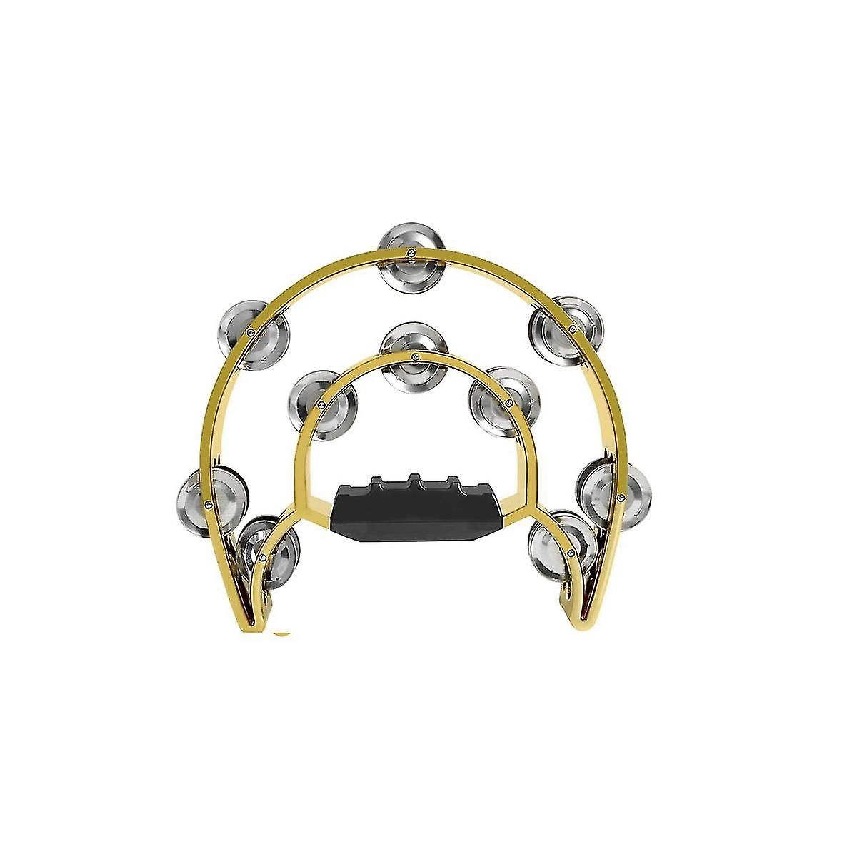 Double-layer Hand Rattle Hand Rattle Y Ldhoods Educat Double- Hand Tambourine,