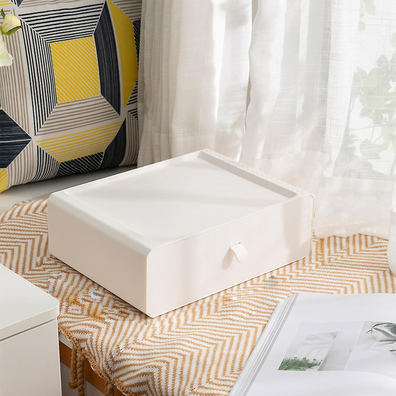 Underwear Storage Box Dustproof Stackable Plastic Organizer For Bra Socks Panties For Closet Cabinet