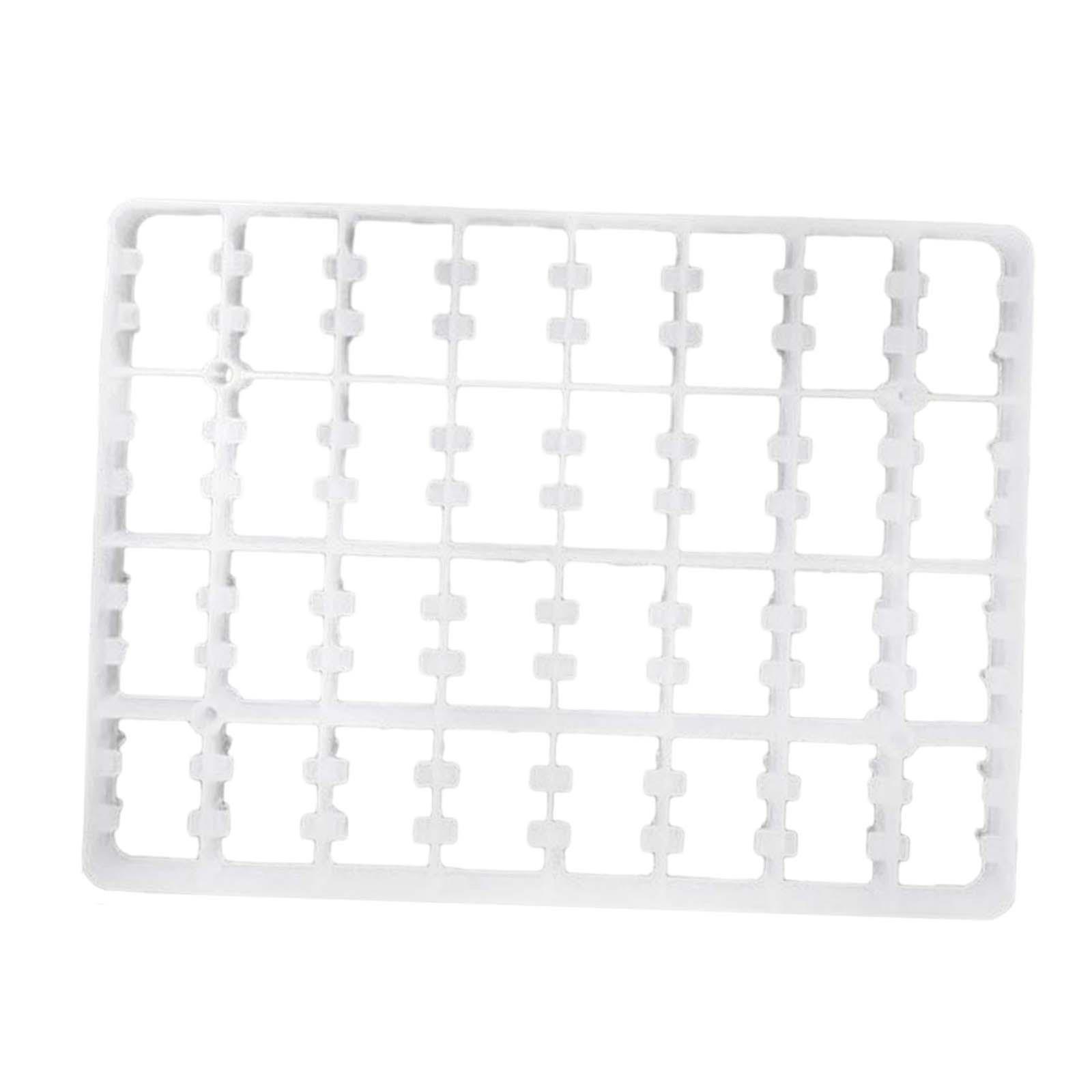 Plateau d'incubation pour œufs, machine à couver les volailles, rails pour œufs pour canards, cailles, poulets, 32 grilles