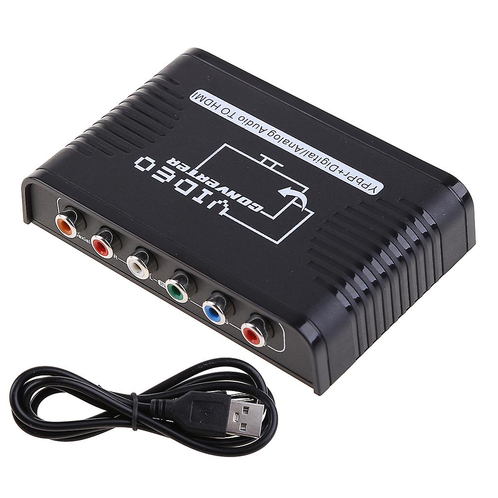 HDMI-kompatibel zu Component Converter, HDMI-kompatibel zu YPbPr Adapter + R / L Audio Extractor, HDMI-kompatibel zu 5 R