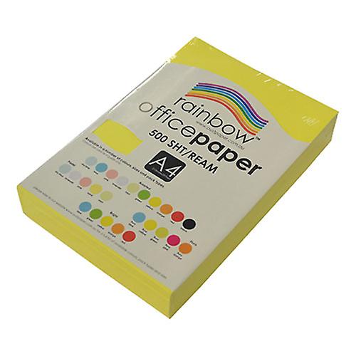 Rainbow A4 Fluoro Versatile Premium Quality Coloured Copy Paper 75gsm 1 Ream