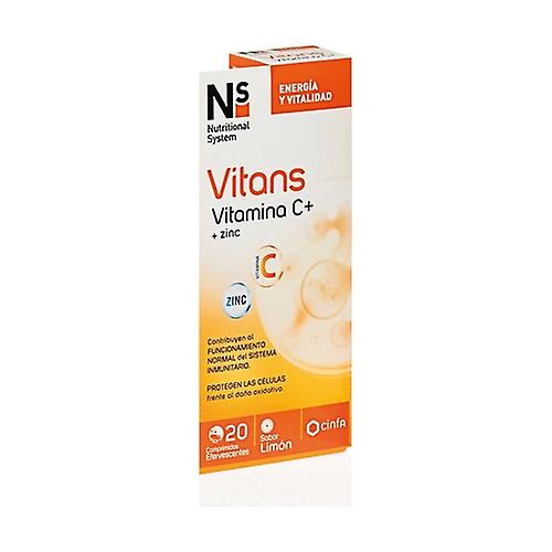 Vitans vitamin C+zinc lemon 20 tablets (Lemon)