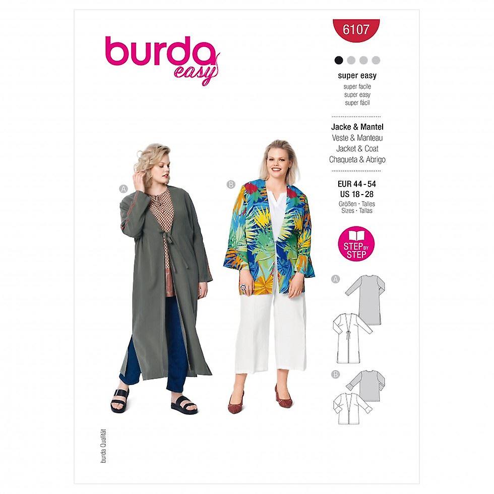 Burda Paper Sewing Pattern 6107