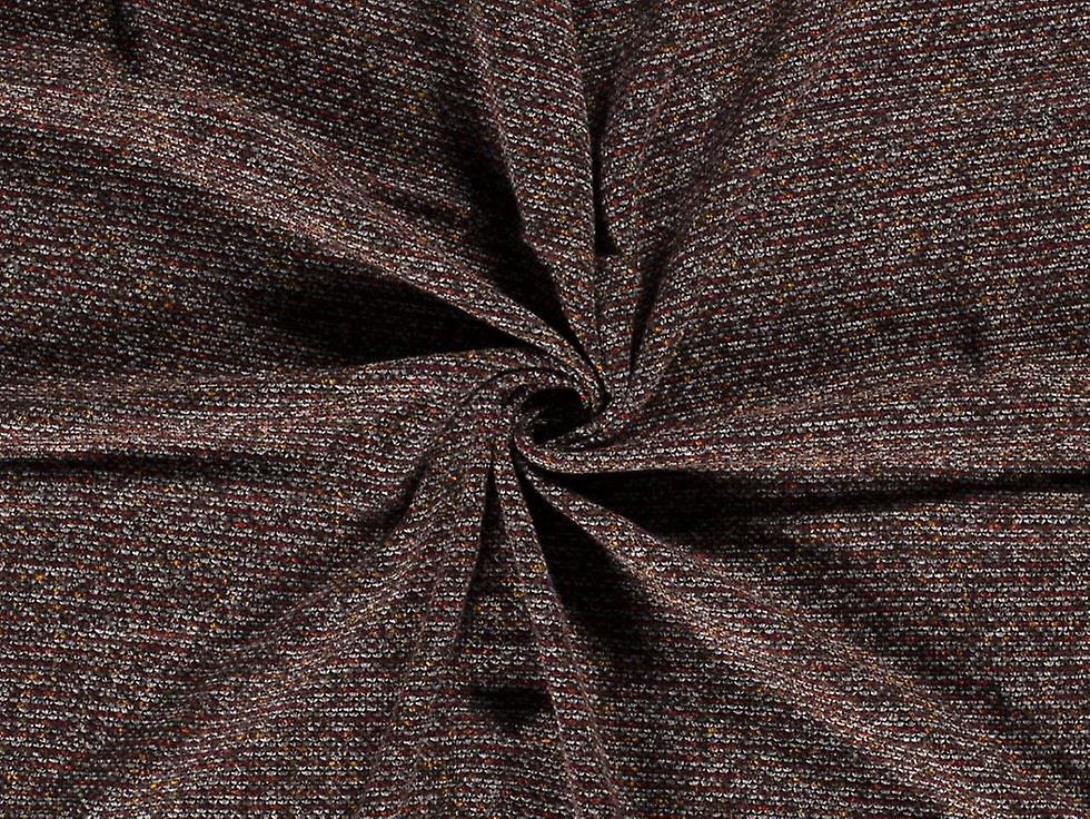 Minerva Boucle Tweed Fabric Wine - per metre