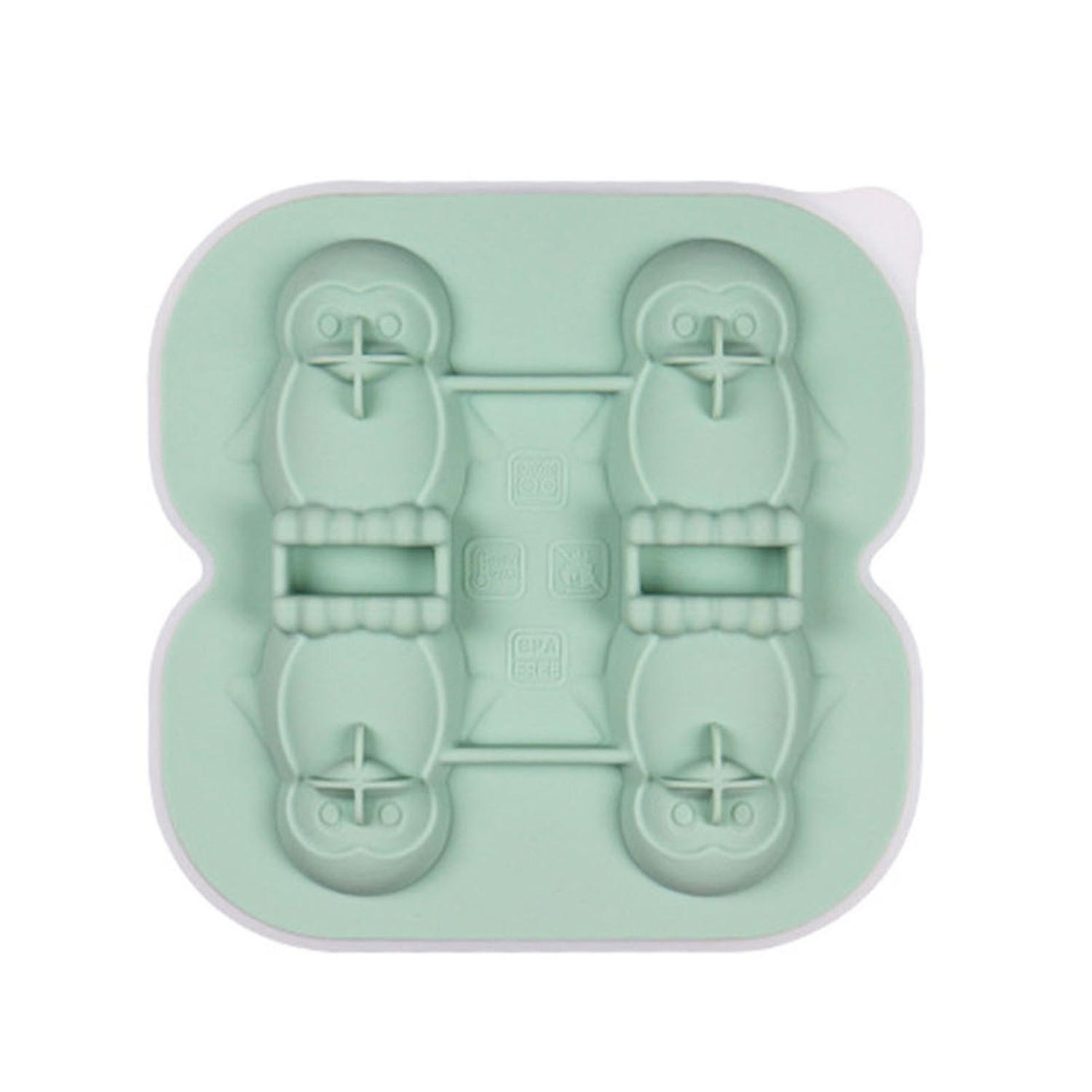 Penguin Shape Ice Tray Mold Non-stick Reusable Ice Cubes Silicone Whiskey Ice Penguin Mold Kitchen A