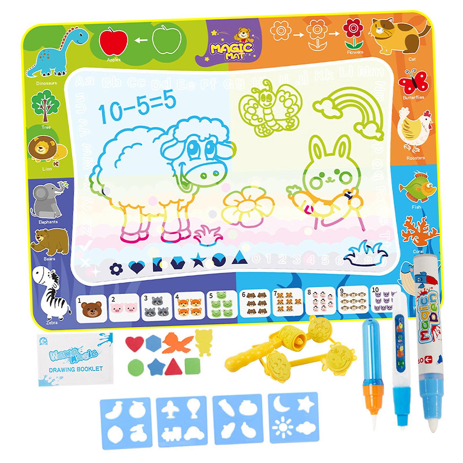 Bärbar målar- och skrivmatta för småbarn