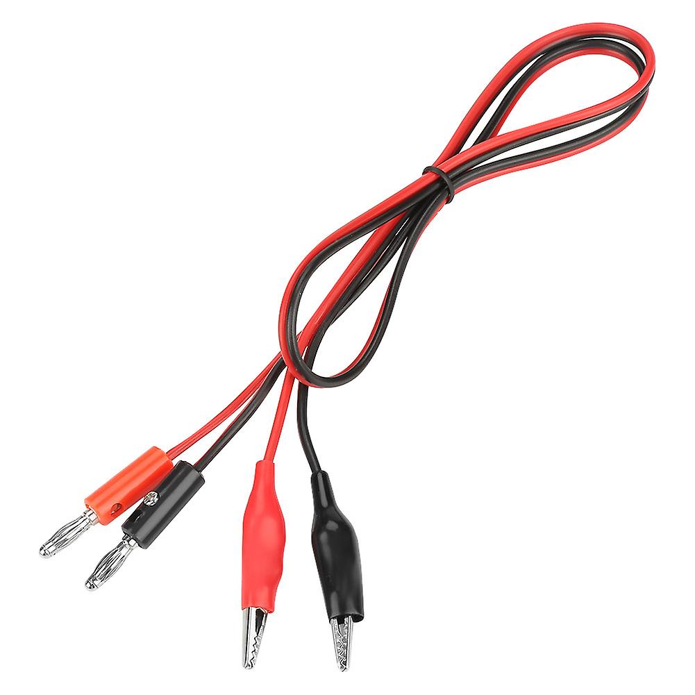 Power Supply Output Cable, Banana Plug Clip Wire 30V 5A for Adjustable DC Regulated Power Supply