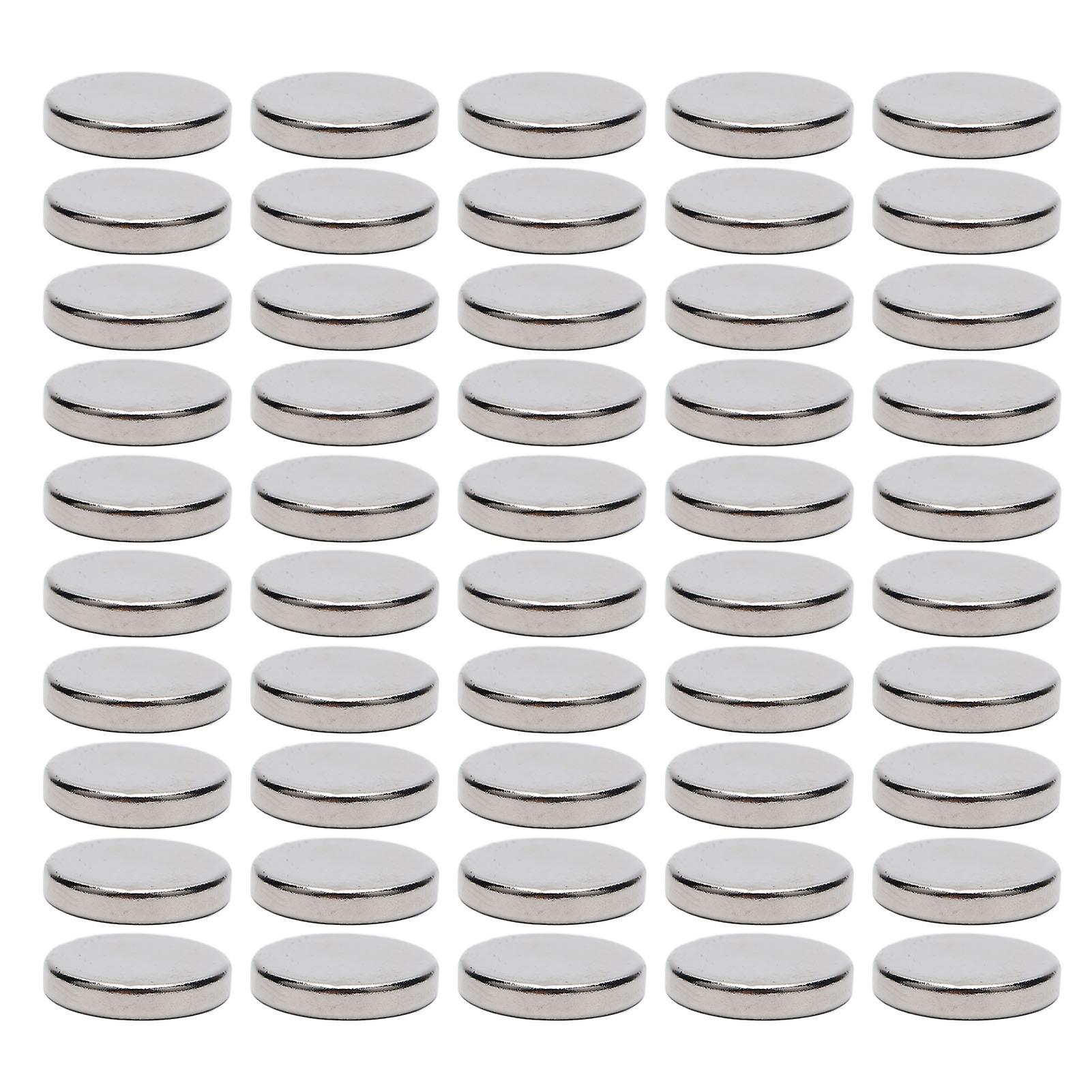 50Pcs Neodymium Magnets 15 X 3mm Strong Magnets for Crafts DIY Refrigerator Photo Display