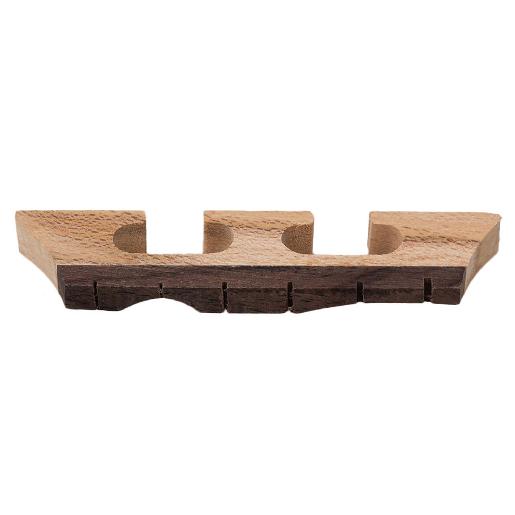 6 String Guitar Bridge Ebony Maple for Ukulele Banjo Set of 10 Wood Color