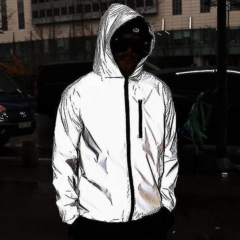 Wasserdicht Warm Reflektierende Jacke Warnweste Sicherheitsjacke Leicht