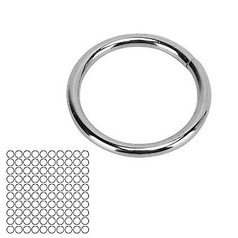 fivela redonda prata cão peito chicote cão assento protetor bagagem acessórios fivela redonda25x3mm / 0.98x0.12in