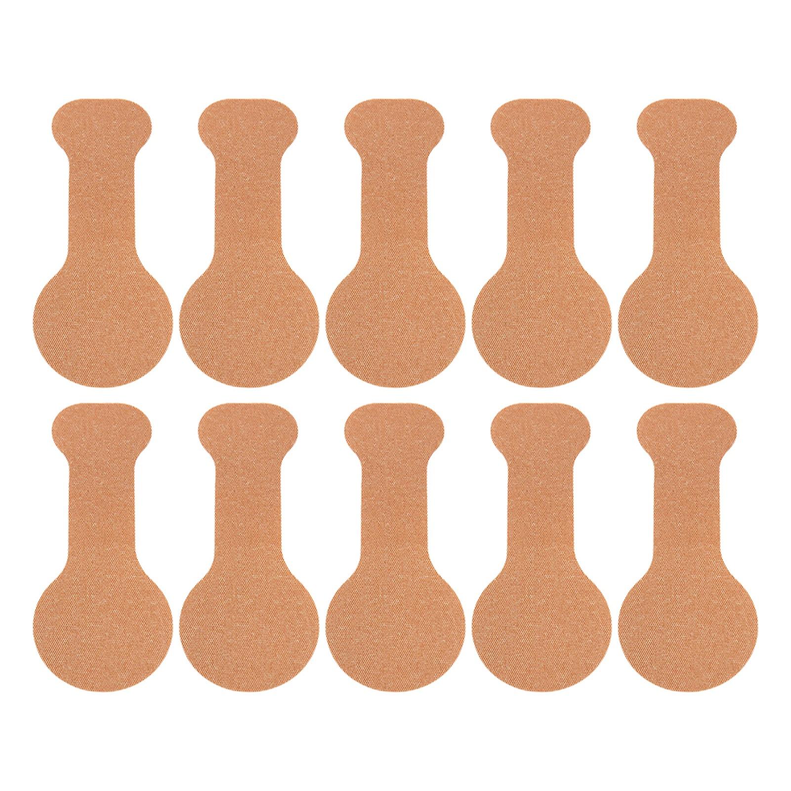 10pcs Adhesive Toe Straightener Patch Fixation Elastic Turf Toe Wrap Brace for Soreness Reduction Micro Elastic Cloth