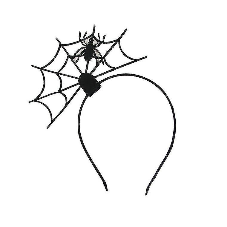 Halloween Spider Web Spider Spiderweb Halloween Party Head Piece (black Spider) Yi-YUHAO