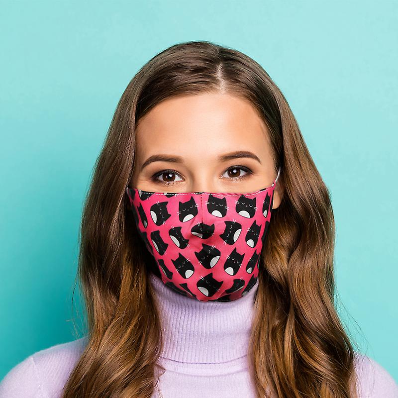 Feline Fine Cat Reusable Face Covering - Large X 1 Pack