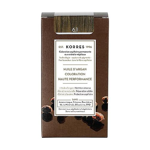 Permanent coloring argan oil, dark ash blonde 6.1 1 unit