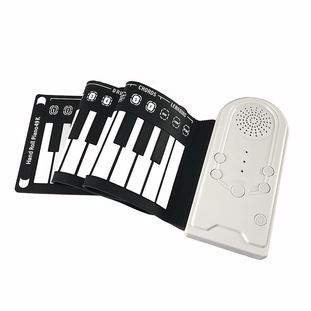 Flexible Digital Roll Up Piano Keyboard Lightweight Folding Design Portable for Home Bedroom
