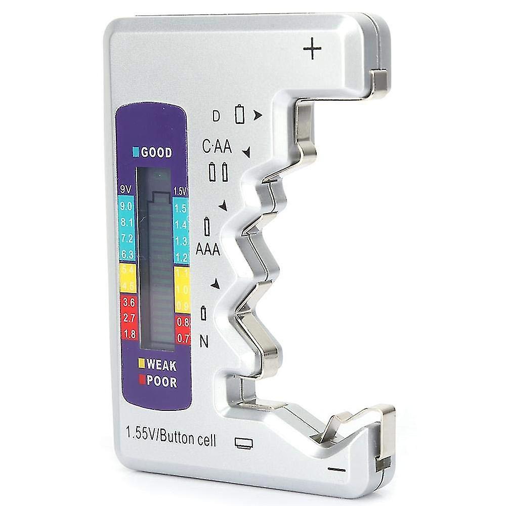 BT-886 Portable Battery Capacity Indicator Compact Size Lithium Battery Level Tester Digital Display