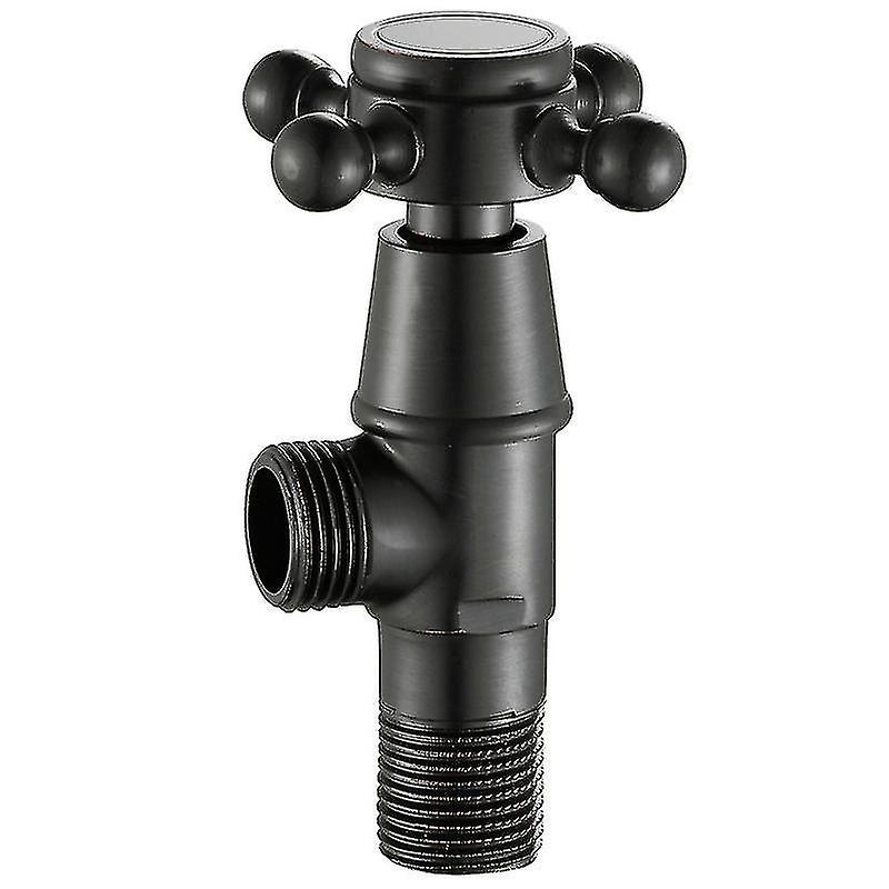 Faucet Interfaceblack Angle Valve1pcs