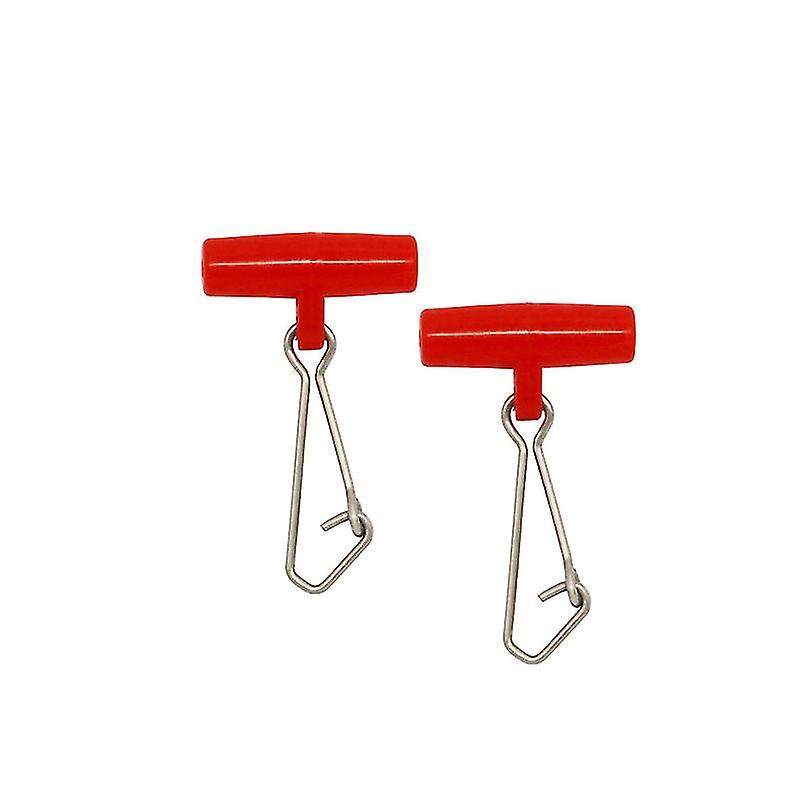 Fishing Line Sinker Slides T-shape Line Fishing Swivels Snaps Weight Sliders Fishing Finder Clip For Sea Fishing