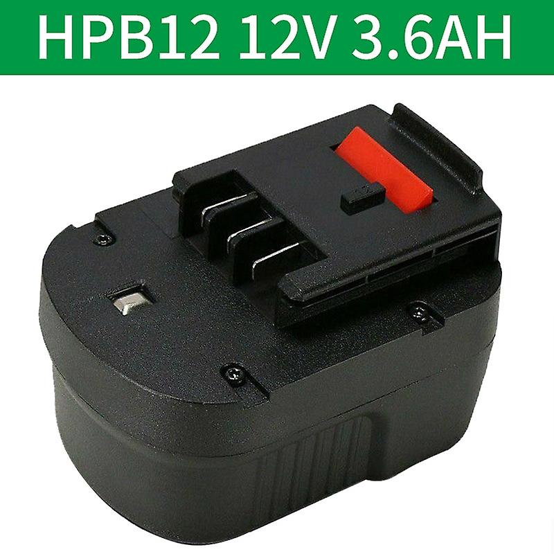 Applicable to Black & Decker FS120B FSB12 HPB12 BD1204L BPT1047 FSB12 A12E
X battery 12V 3.6AH