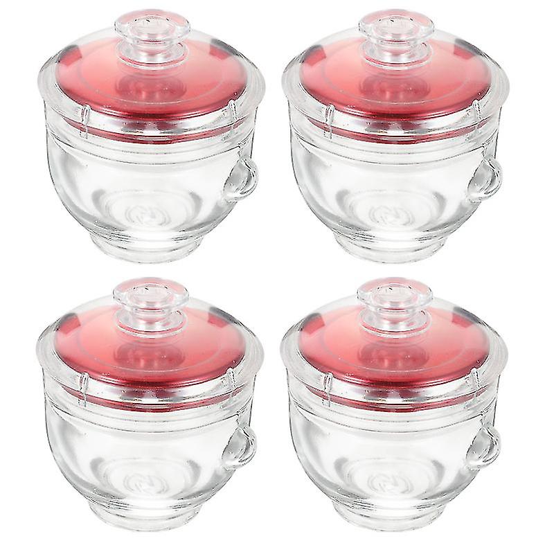 4pcs Glass Container