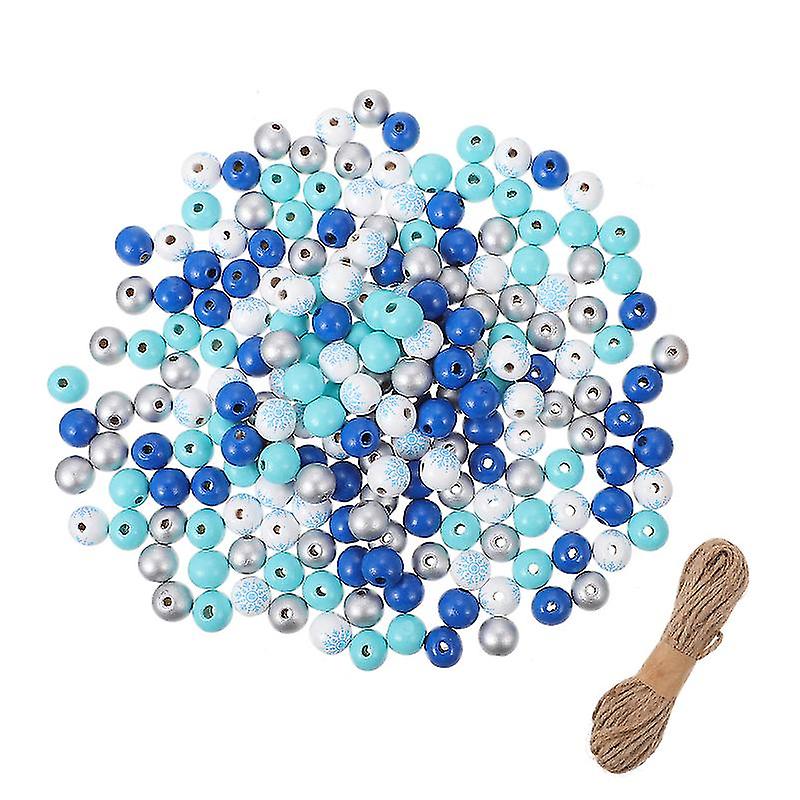 1set Christmas Wooden Beads