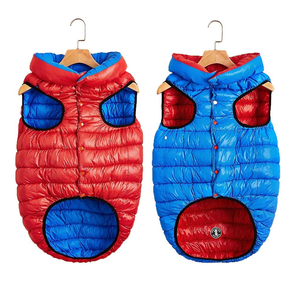 Waterproof Dog Clothes For Big Dogs Winter Reversible Pet Jacket