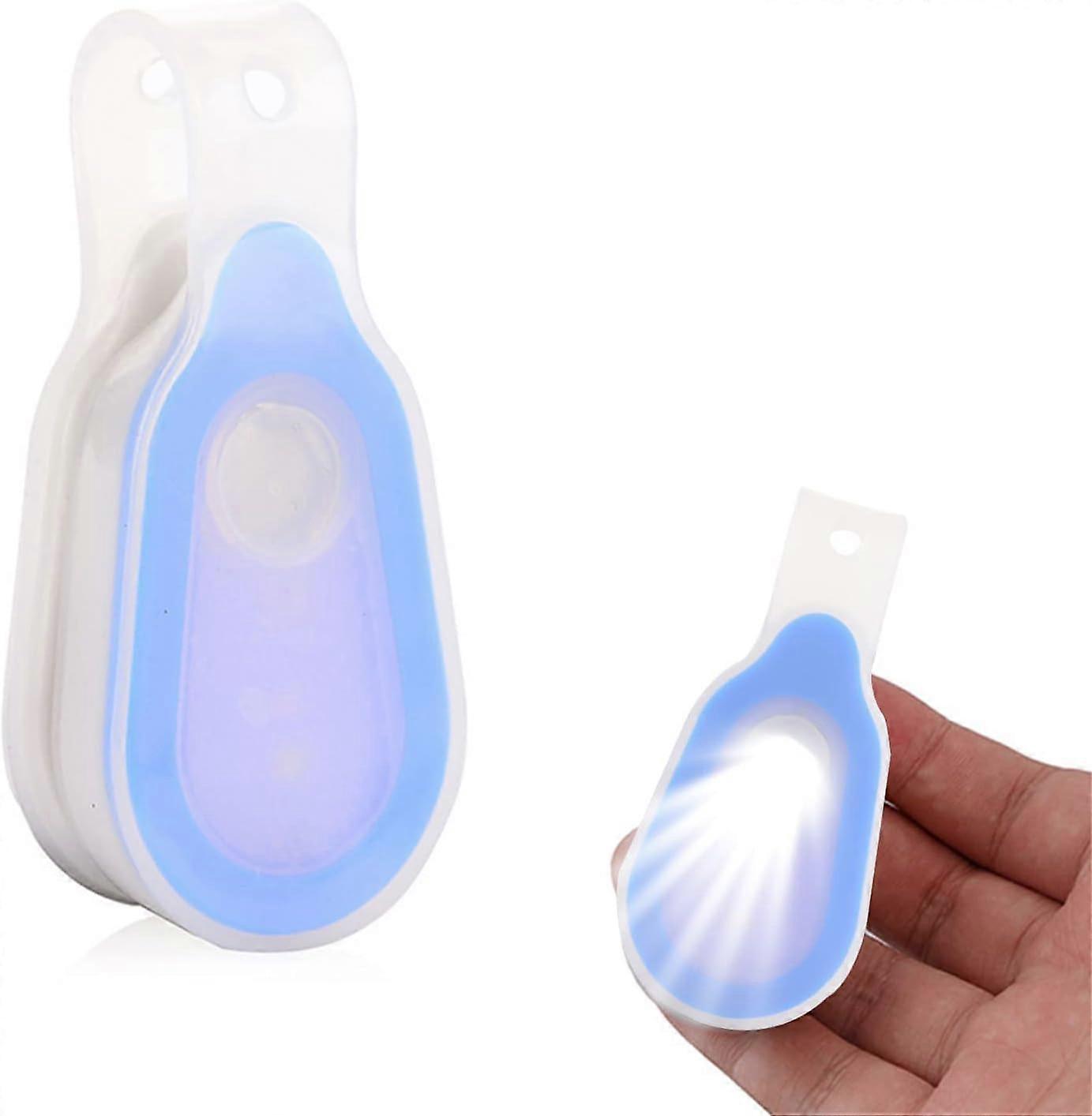 Lampe de poche  pince - lumire LED bleue mains libres, adapte aux vteme