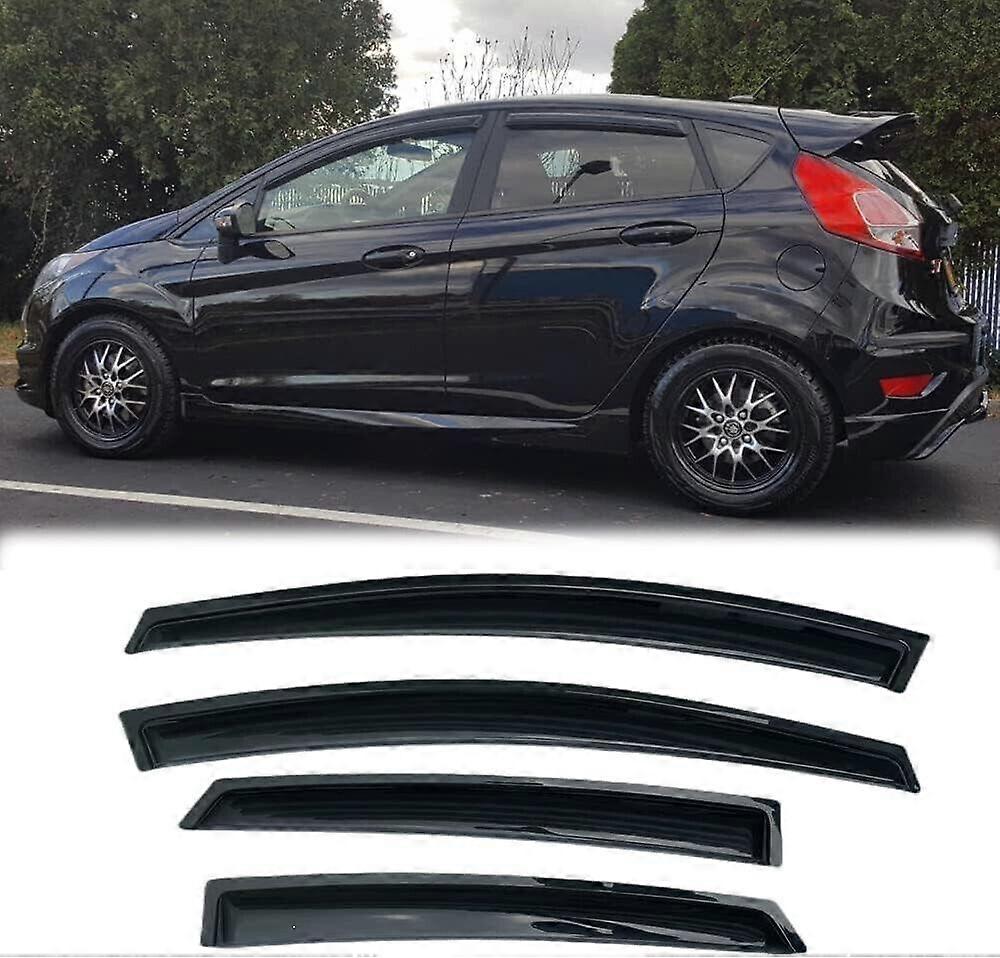 4~Piece Window Vr Set compatible with 2009~2019 Fiesta (Sedan & Hatchbk) NO.0310