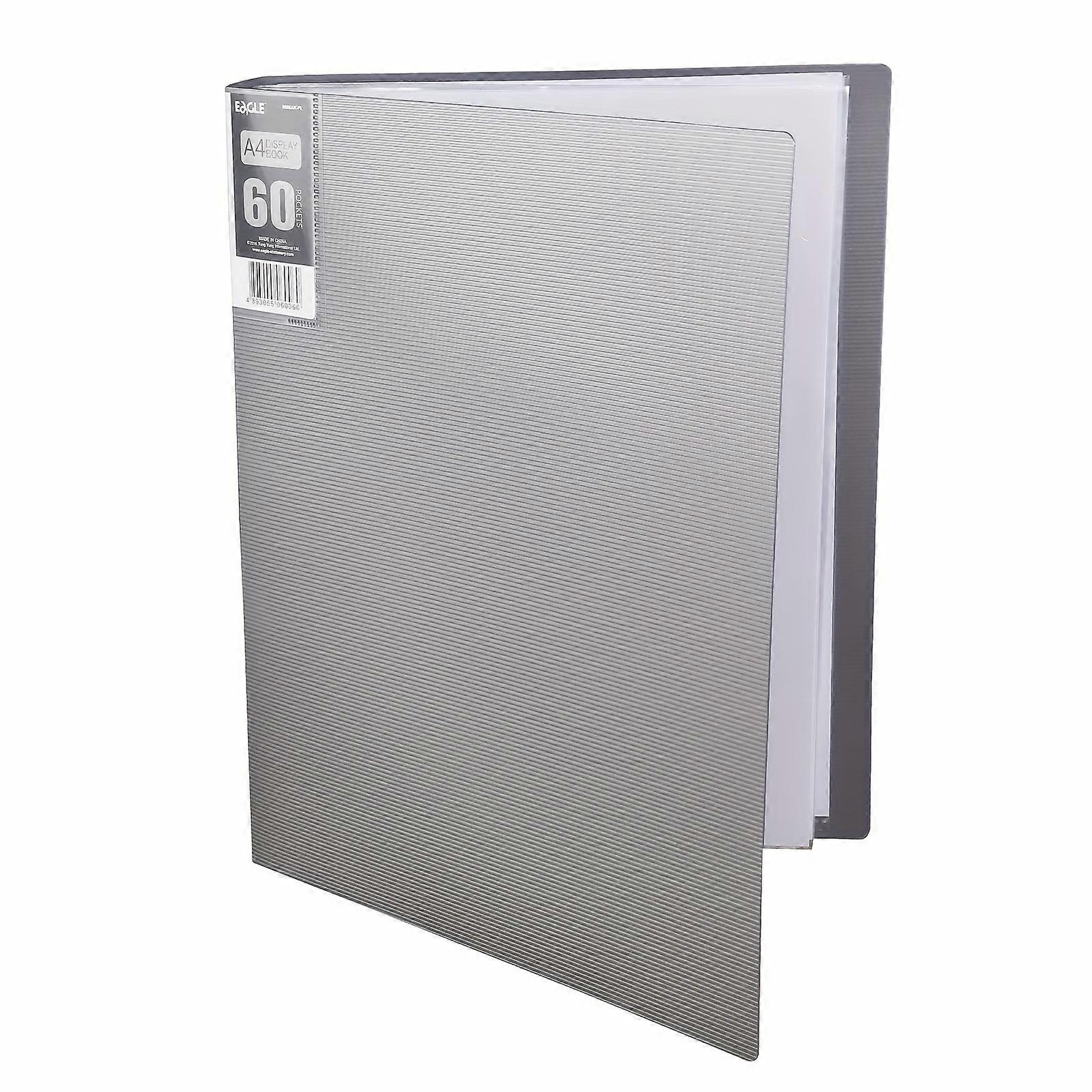 Binder With Plastic Sleeves 60-Pocket (8.5" X 11.9"), Presentation Book, Portfolio Folder With Clear Sheet Protectors, Displays Photo Artwork Document